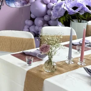 Bougeoir verre transparent Mariage