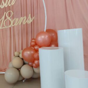 Colonne ronde set de 3 pièces