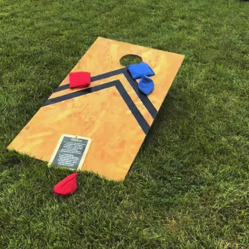 Jeu en Bois Cornhole Américain