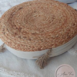 Coussin de sol Ritual Jute Beige