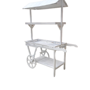 Charrette blanche Candy Bar