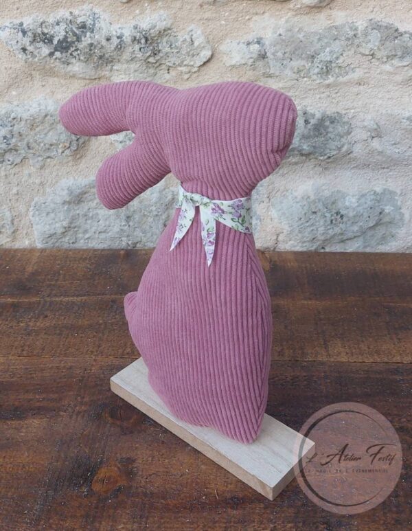 Lapins Socle Bois