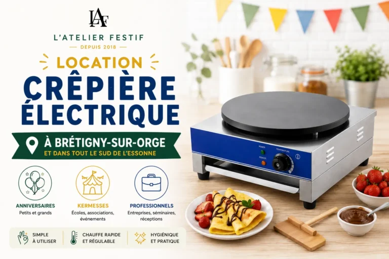 Location crêpière électrique Brétigny-sur-Orge