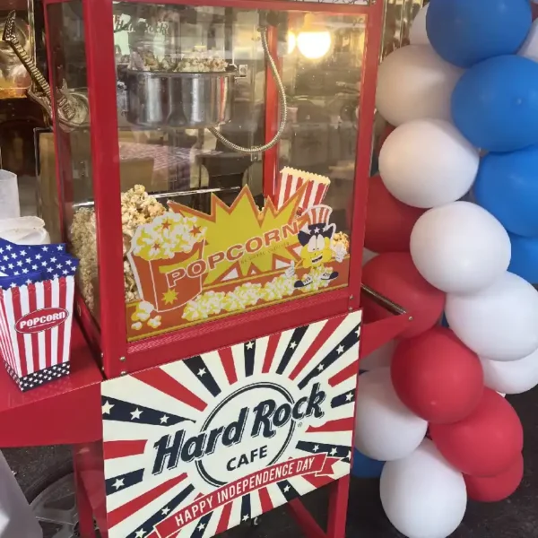Machine Pop Corn Personnalisation Hard Rock Café