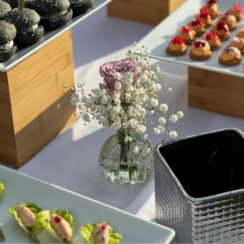 Petit vase boule Fleur