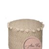 Pouf à pompons