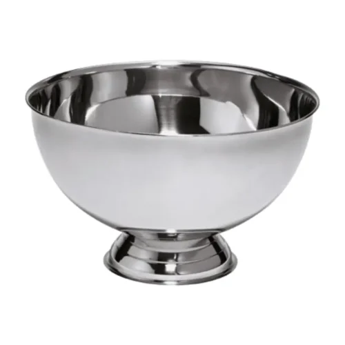 Vasque à champagne en inox argenté brillante pour champenoise