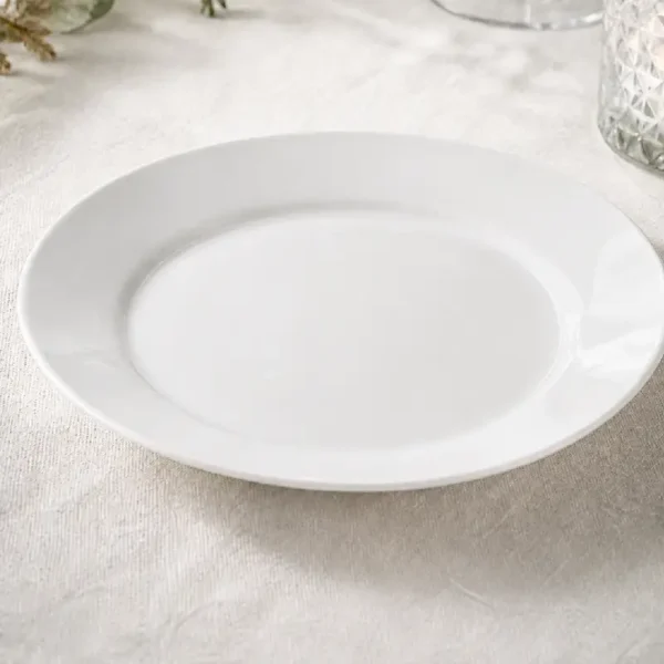 Assiette porcelaine douceur plate 20 cm