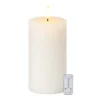 Bougie pilier led Nordic White haut de gamme 25 cm
