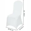 Housse de chaise blanche