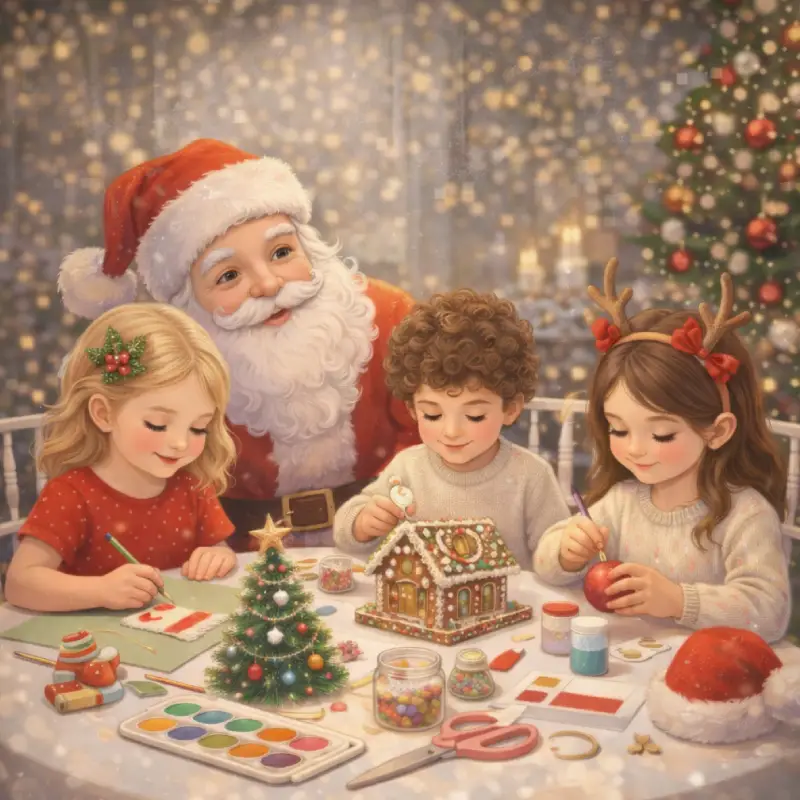 animation créatives enfants Noël