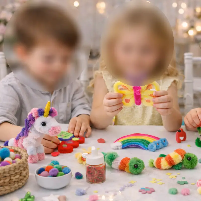 animations créatives avec fil chenille