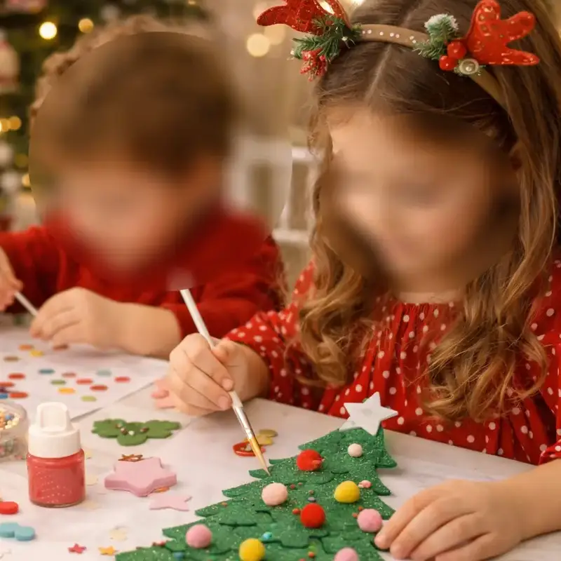 animations créatives arbre de noël entreprise