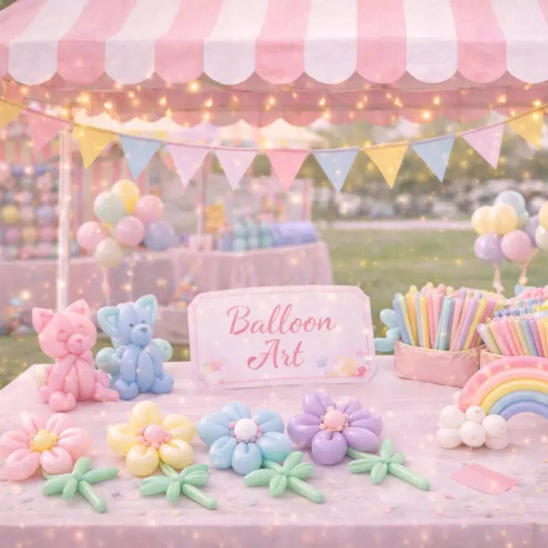 sculpture de ballons kermesse 