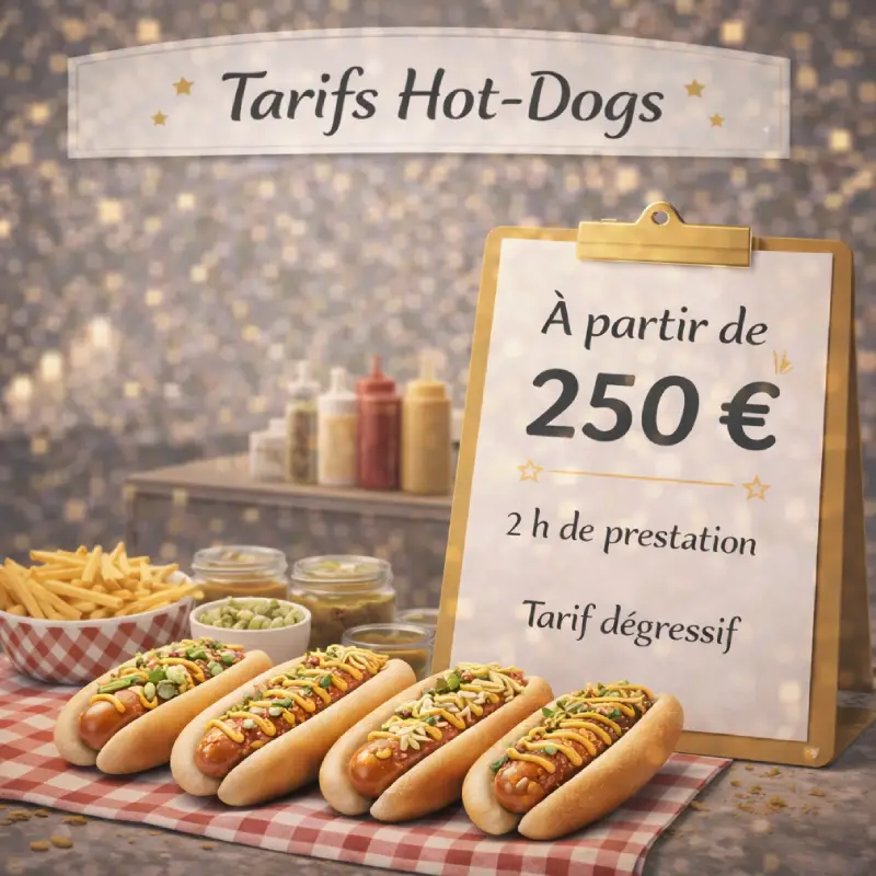 tarifs hot dog